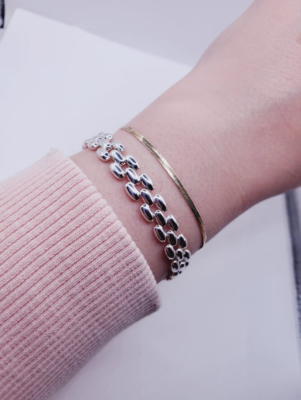 925 Sterling Silver Bubble Bracelet